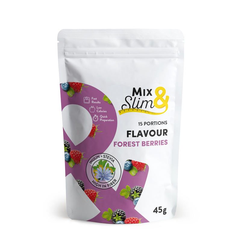 Mix & Slim Příchuť lesní plody 45g (15 porcí)